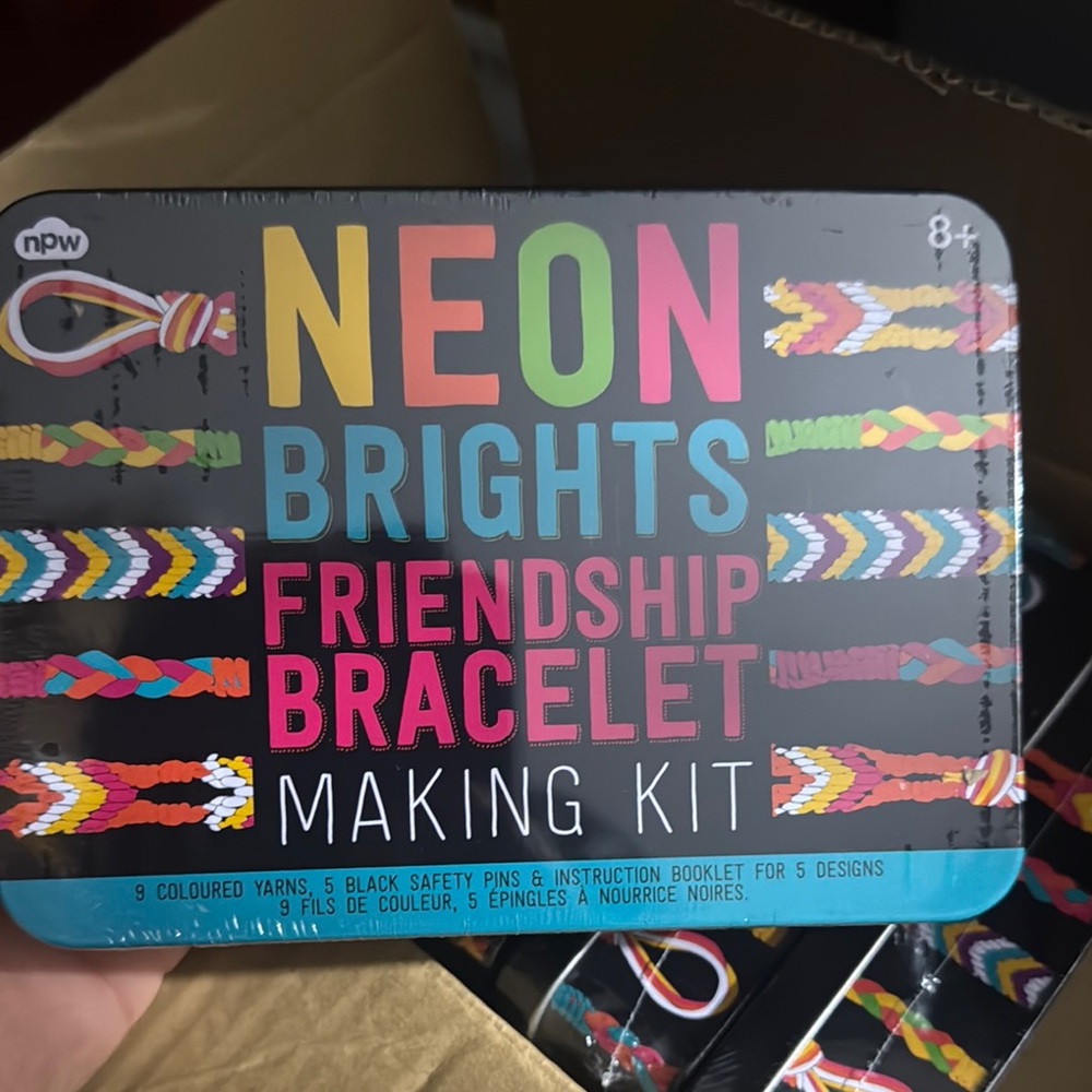 Neon Brights Friendship Bracelet Making Kit